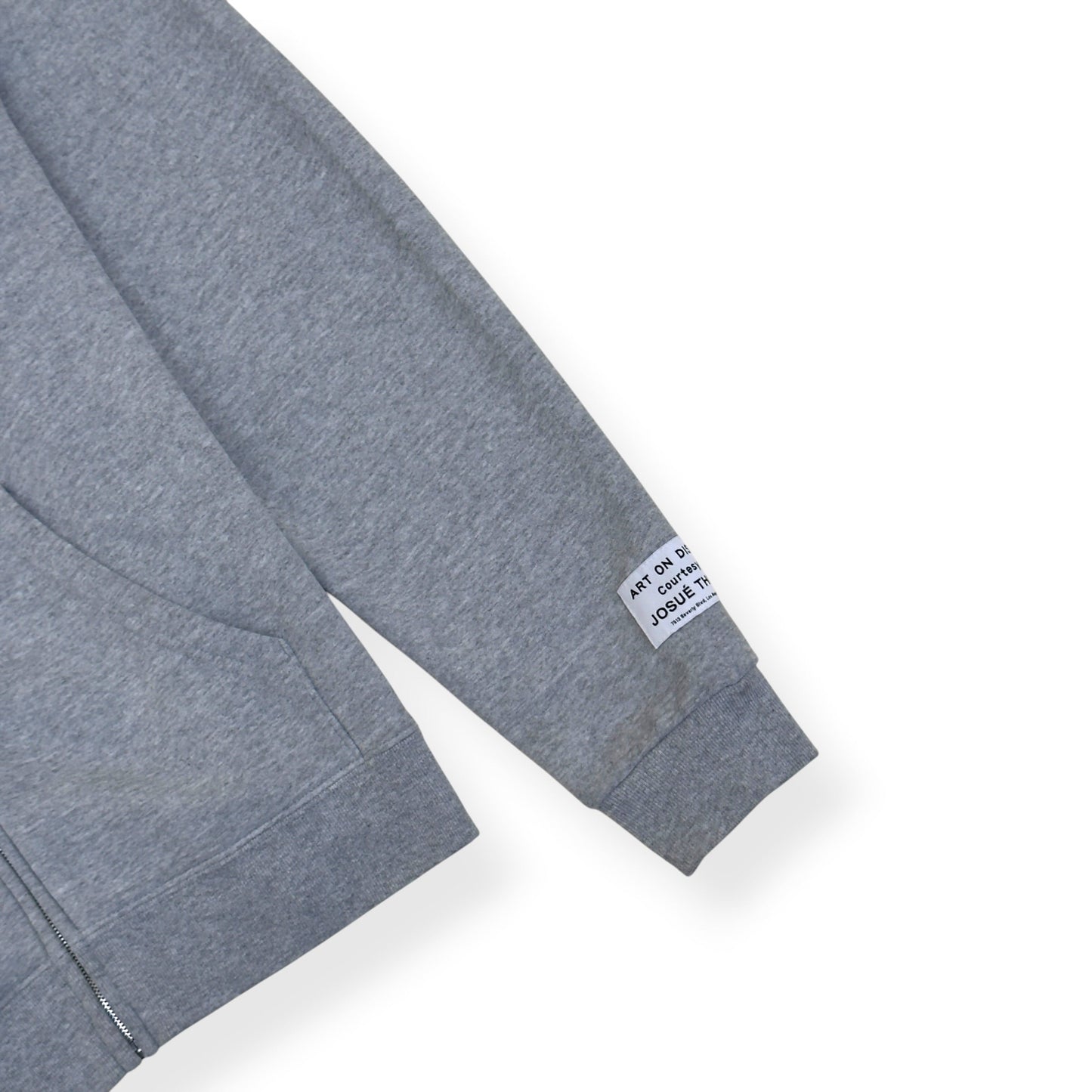 GALLERY DEPT. DEPT DE LA GALERIE ZIP-UP HOODIE GREY L | Large, Grey