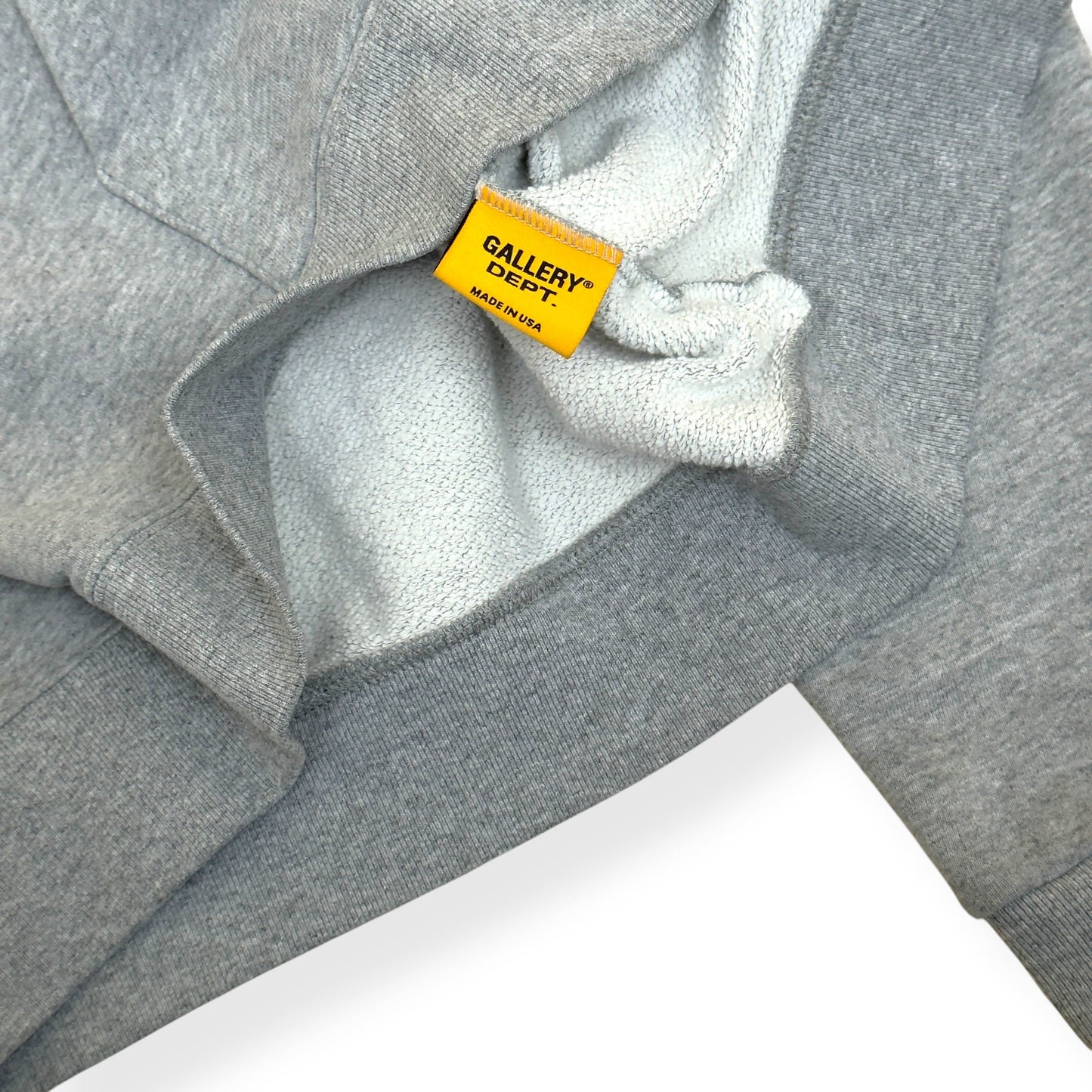 GALLERY DEPT. DEPT DE LA GALERIE ZIP-UP HOODIE GREY L | Large, Grey