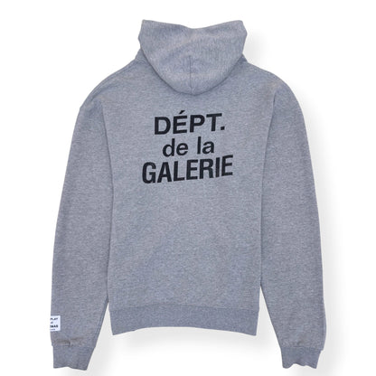 GALLERY DEPT. DEPT DE LA GALERIE ZIP-UP HOODIE GREY L | Large, Grey