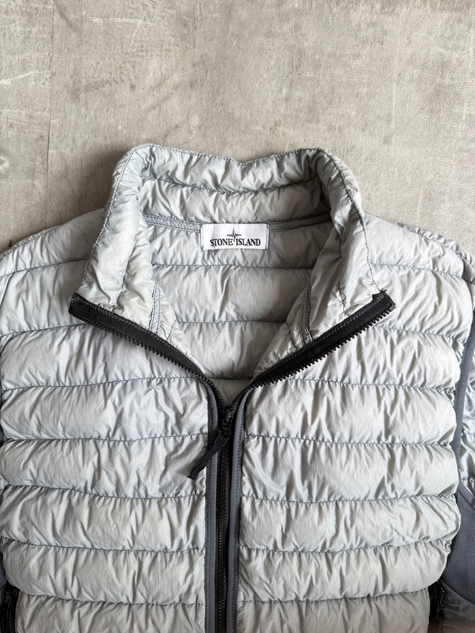 A/W 2017 Stone Island Grey Padded Gilet