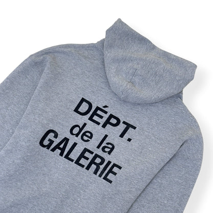 GALLERY DEPT. DEPT DE LA GALERIE ZIP-UP HOODIE GREY L | Large, Grey