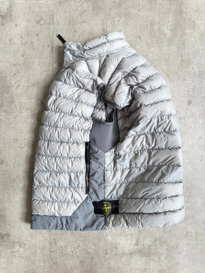 A/W 2017 Stone Island Grey Padded Gilet