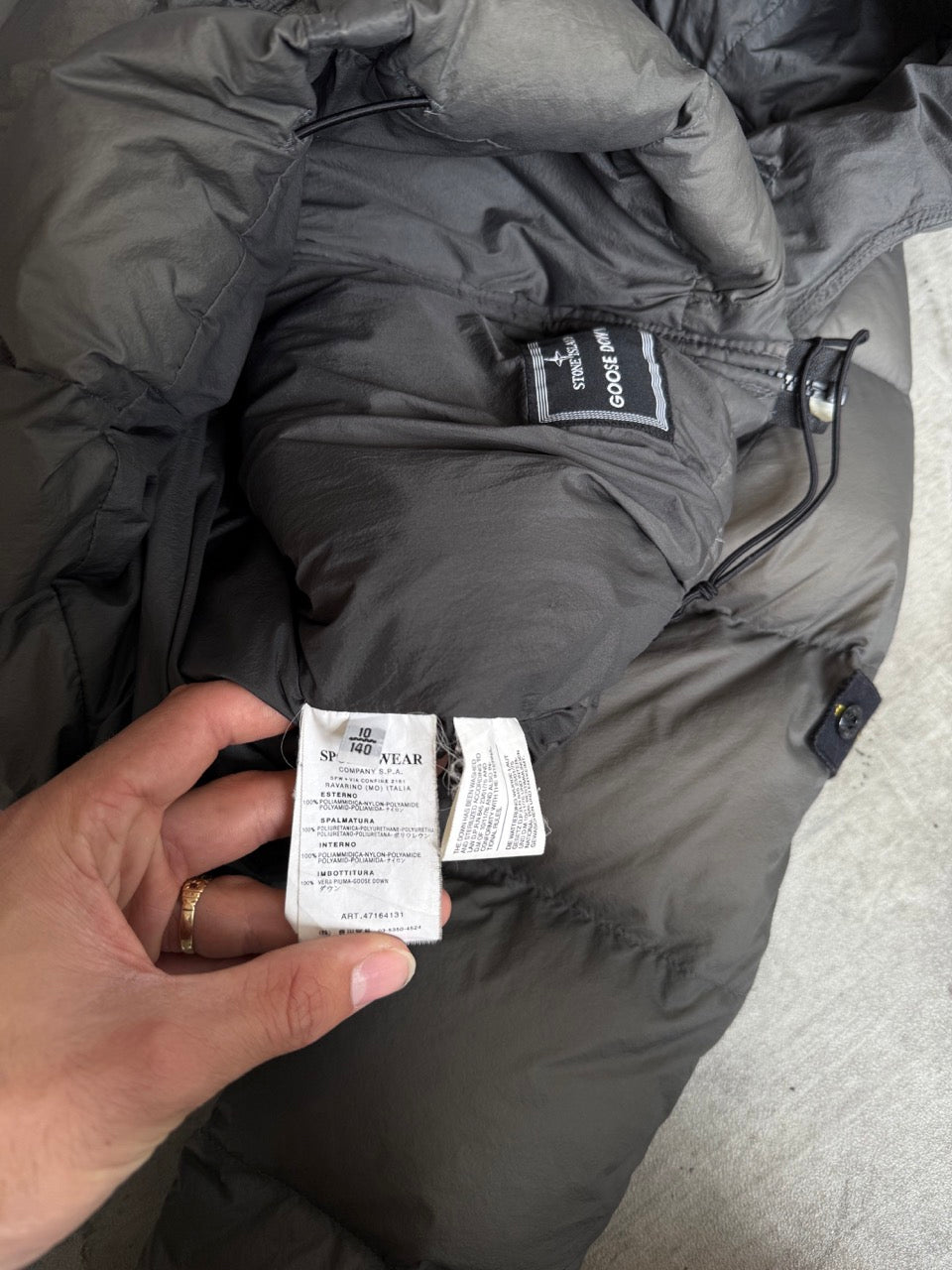 A/W 2007 Stone Island Goose Down Hooded Jacket