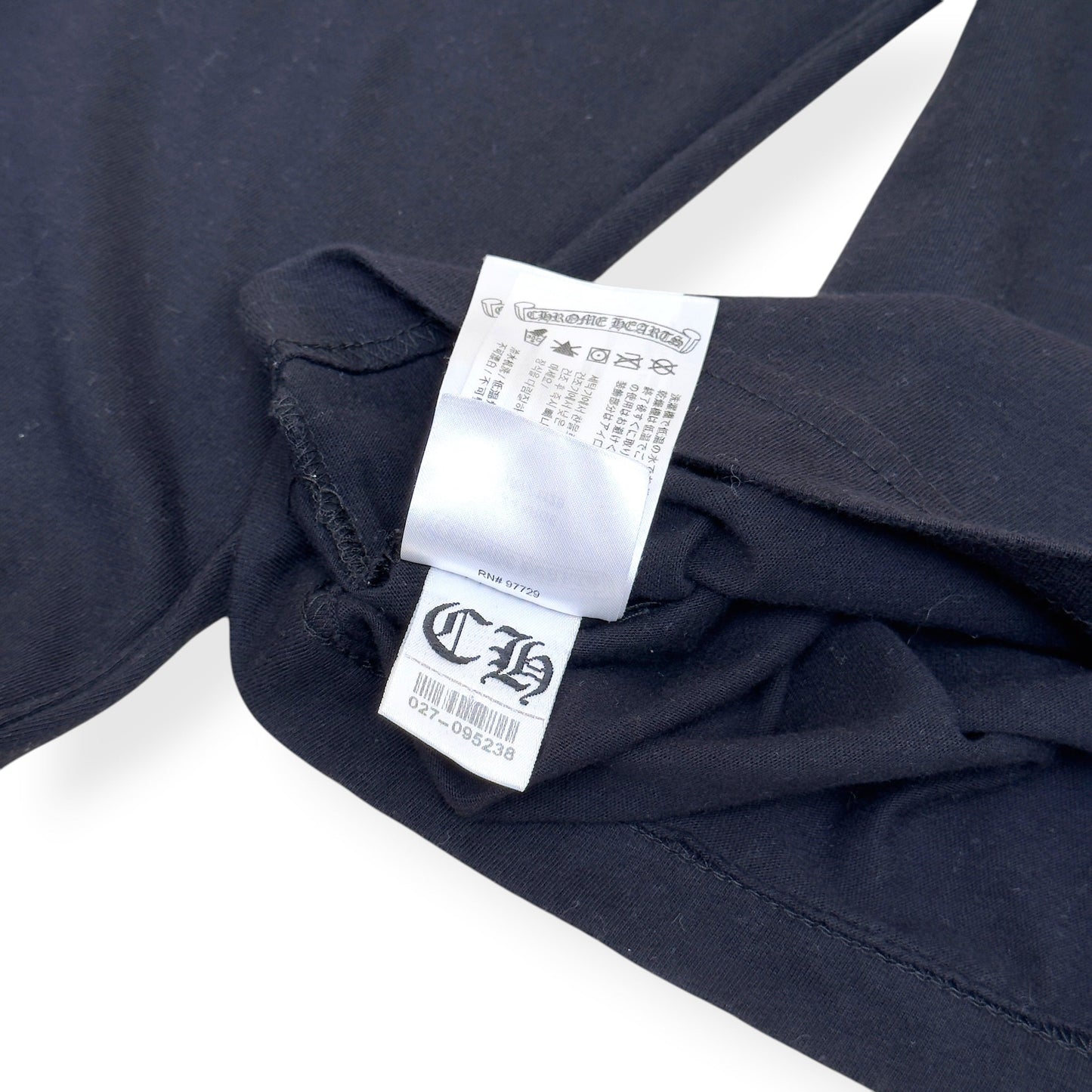 CHROME HEARTS CROSS LOGO LONG-SLEEVE T-SHIRT BLACK / MULTICOLOUR XL | XL, Black