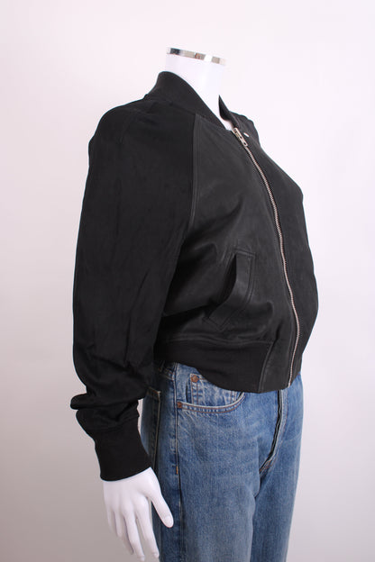 Rick Owens L/S Bomber Jacket Black 16 | O/S, Black