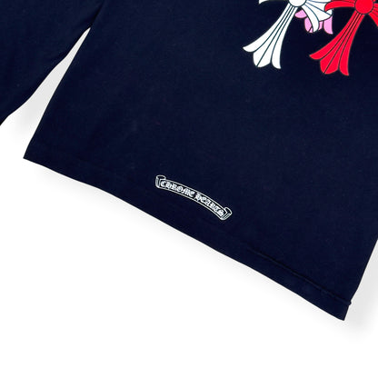 CHROME HEARTS CROSS LOGO LONG-SLEEVE T-SHIRT BLACK / MULTICOLOUR XL | XL, Black