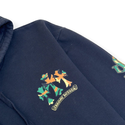 CHROME HEARTS HORSESHOE CROSS HOODIE BLACK / CAMO L | Large, Black