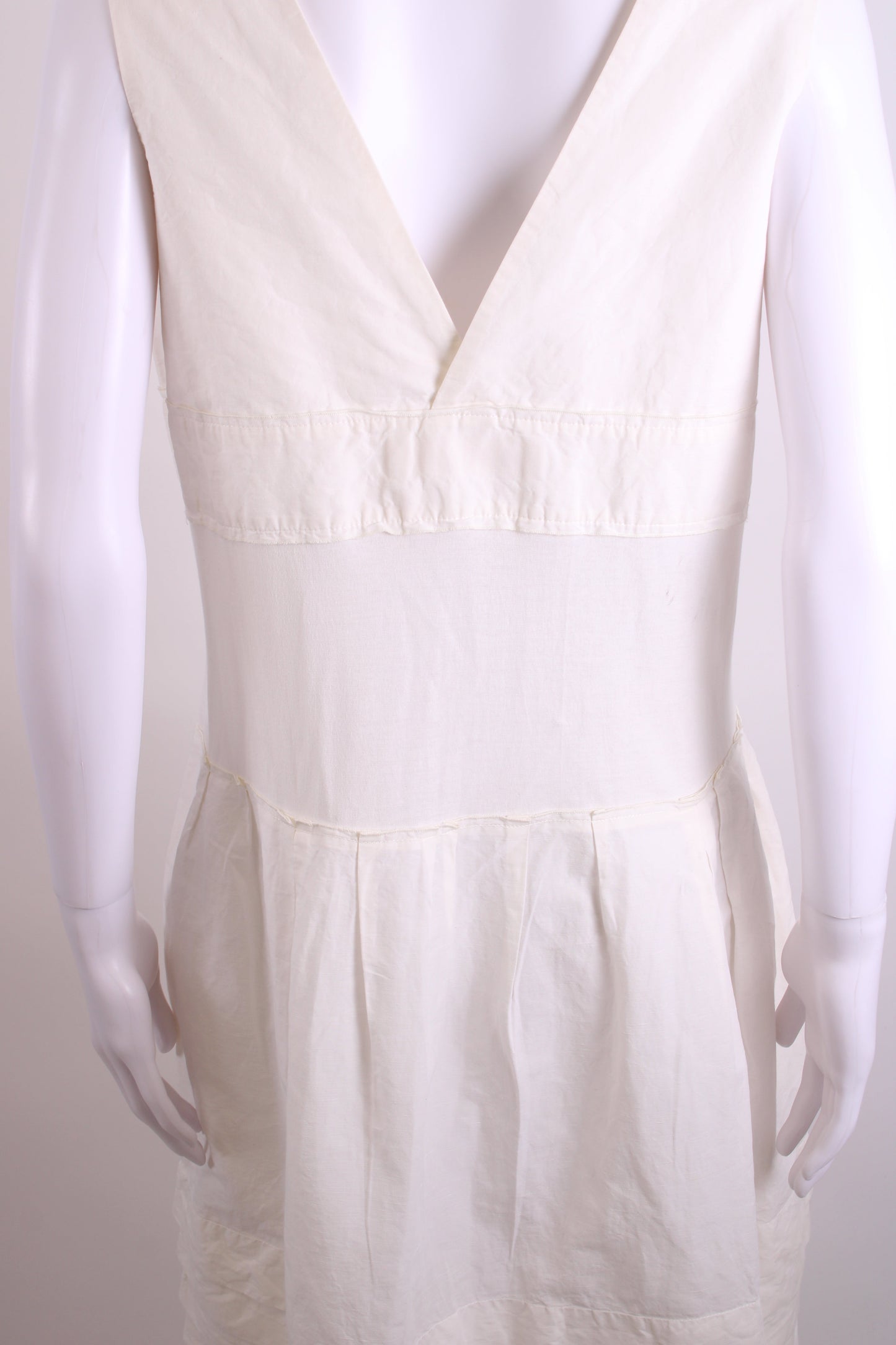 Marni S/S V Neck Dress White 10 | O/S, Red
