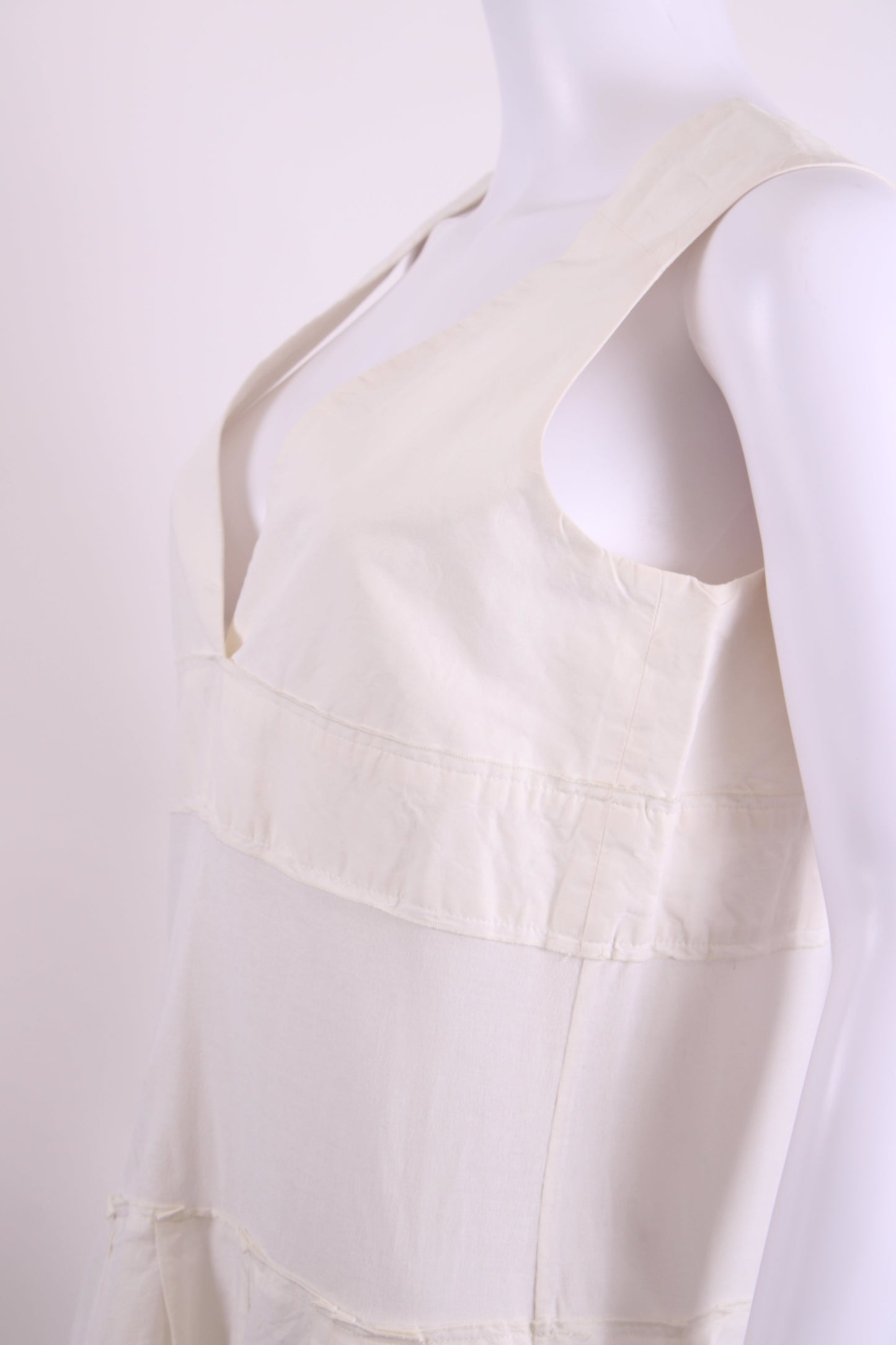 Marni S/S V Neck Dress White 10 | O/S, Red
