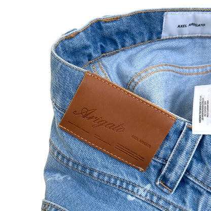 AXEL ARIGATO MILES MONOGRAM DENIM SHORTS BLUE W32 / M | Medium, Blue