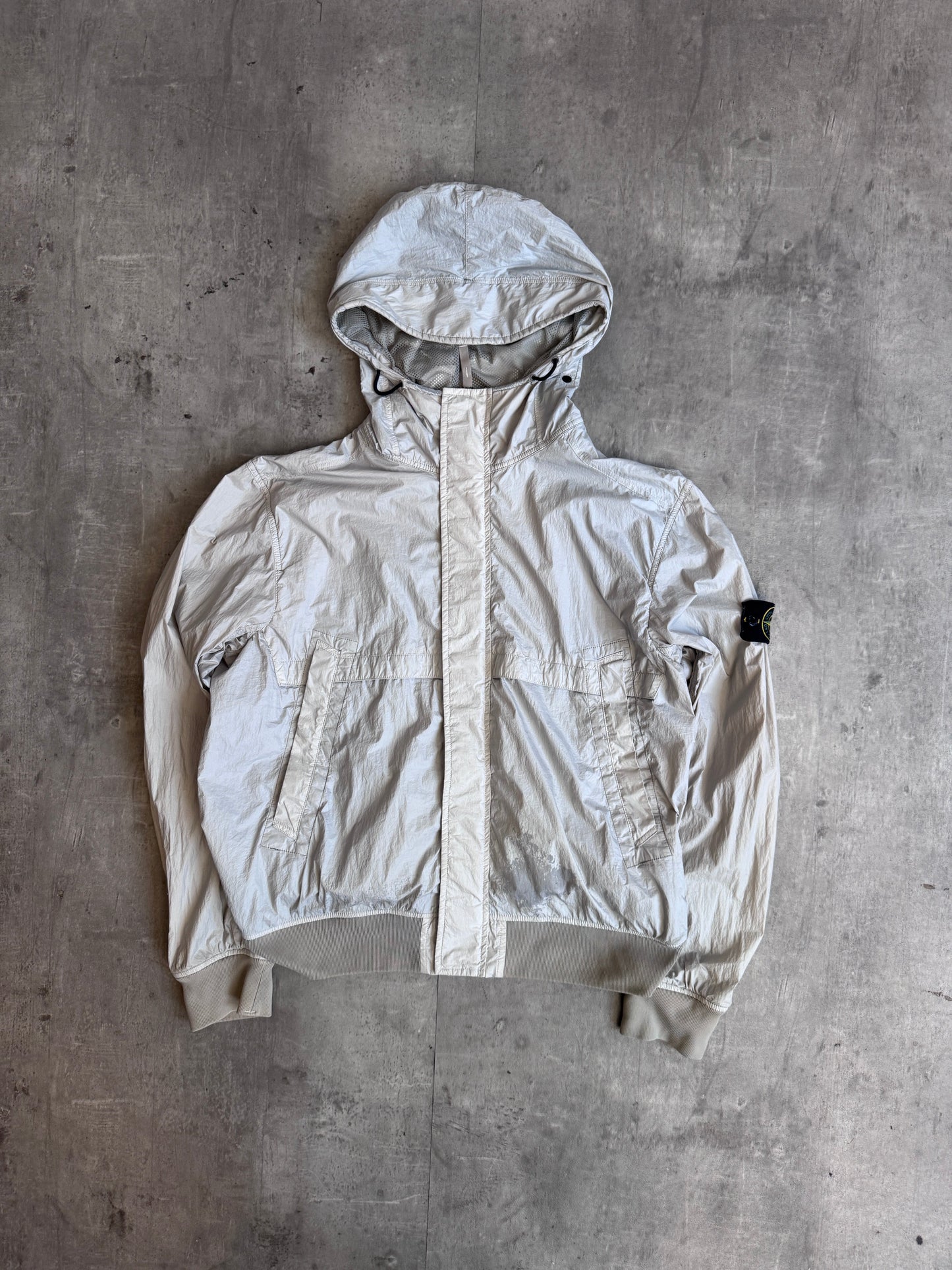S/S 2013 Stone Island Ivory Membrana TC Jacket (Sold As Seen)