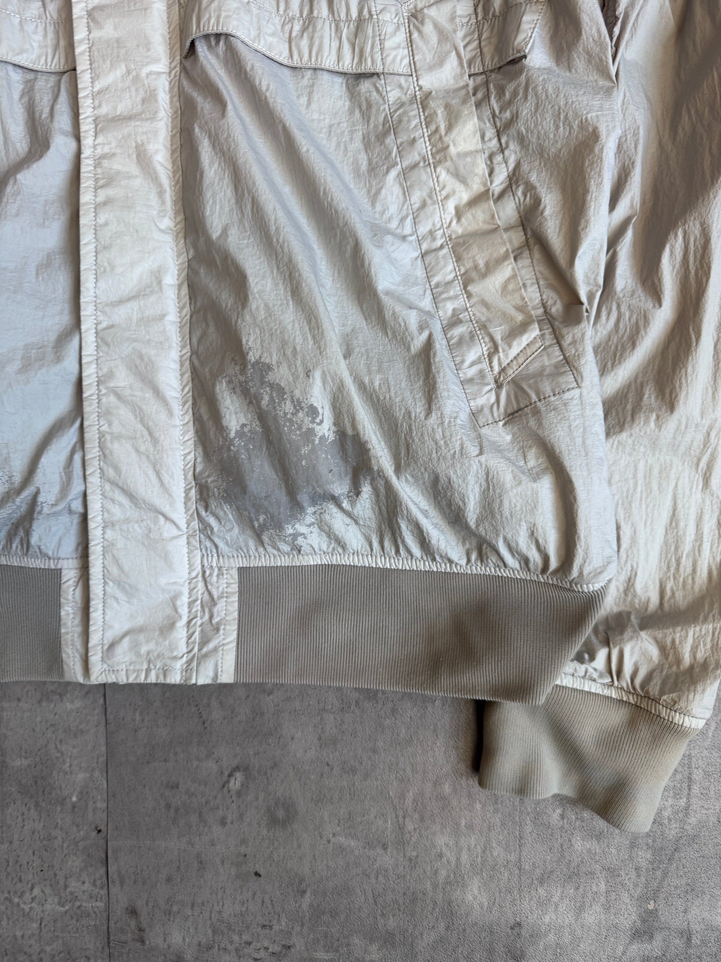 S/S 2013 Stone Island Ivory Membrana TC Jacket (Sold As Seen)