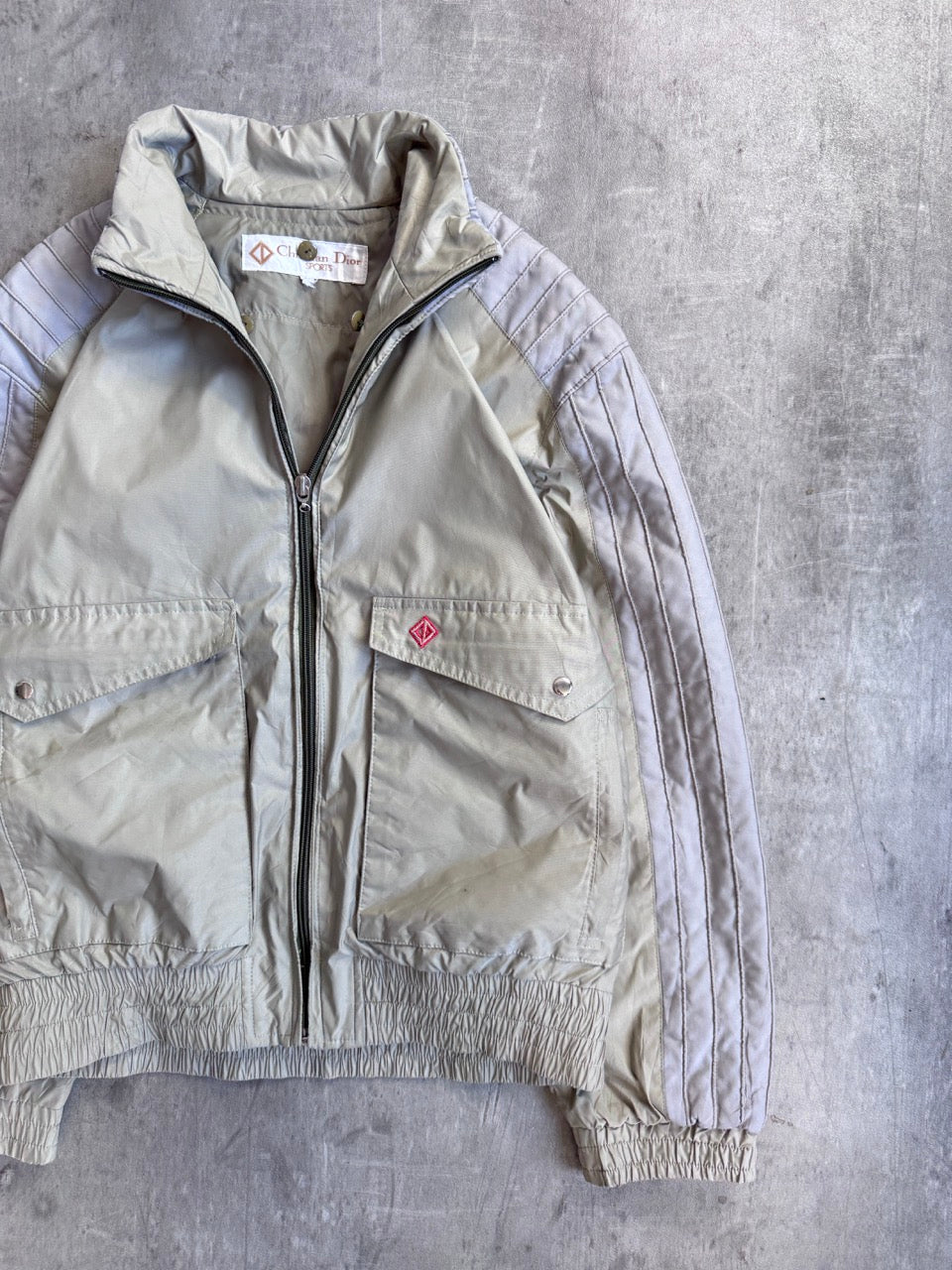 Christian Dior Sports Grey Bomber Jacket