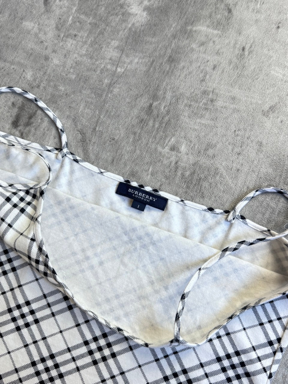 Burberry Two Tone Nova Check Tank