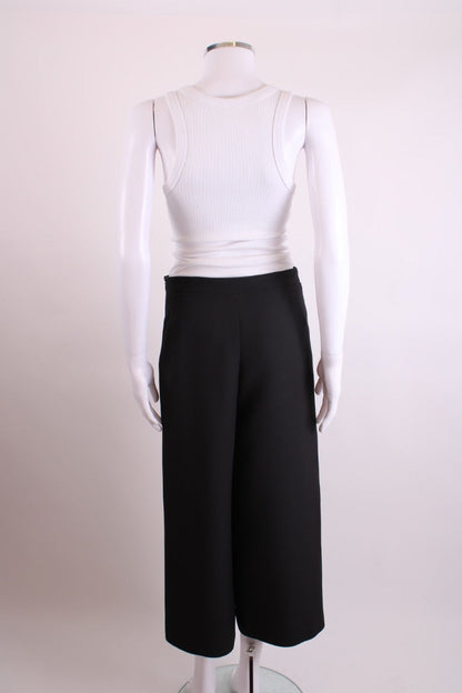Valentino Pleat Button Trousers Black 10 | O/S, Black