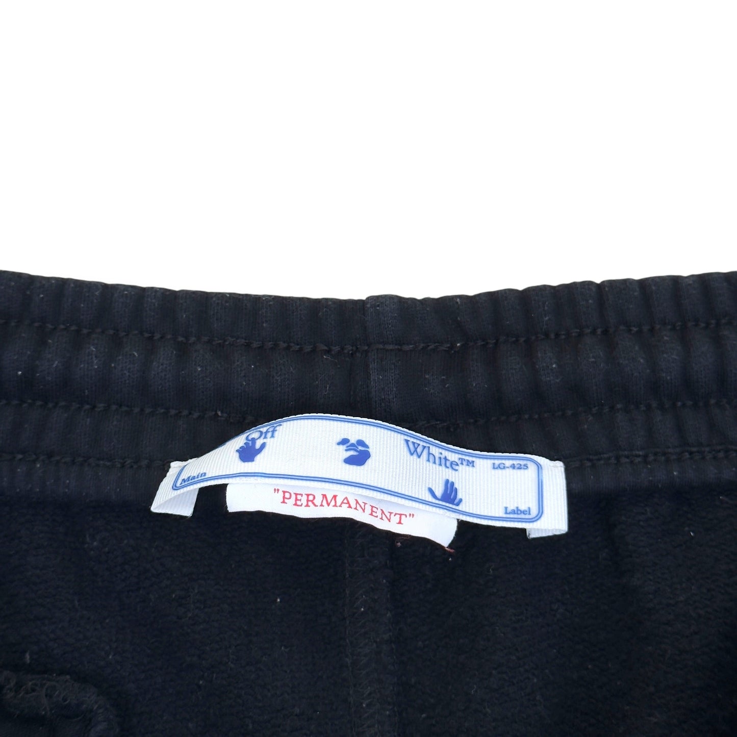 OFF-WHITE CARAVAGGIO DIAG SWEAT SHORTS BLACK L | Large, Black