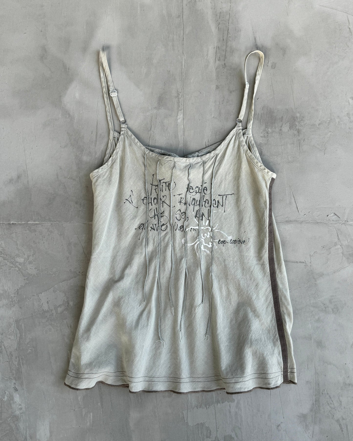 MARITHE FRANCOIS GIRBAUD MFG VEST TOP - M