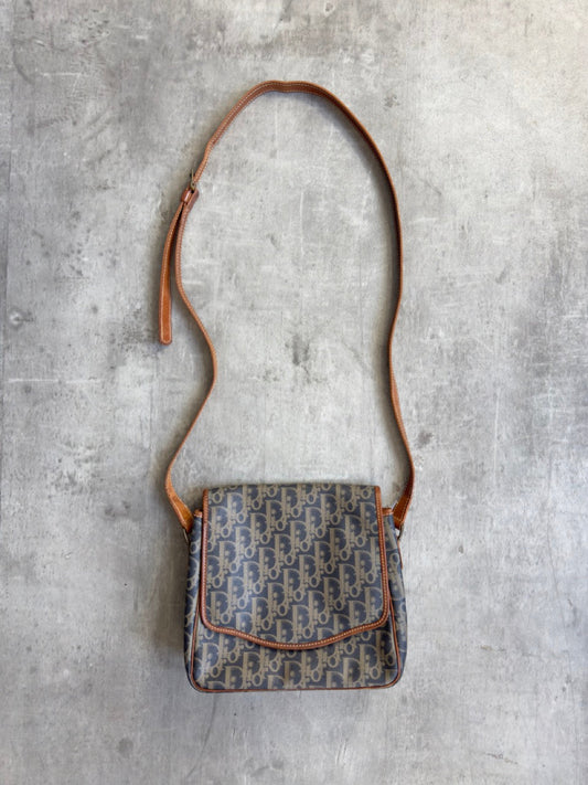 Christian Dior Monogram Trotter Canvas Shoulder Bag