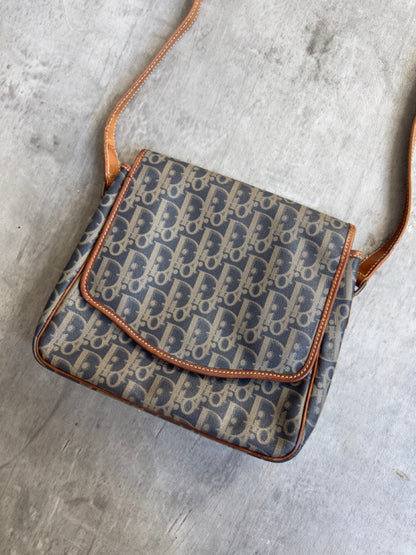 Christian Dior Monogram Trotter Canvas Shoulder Bag