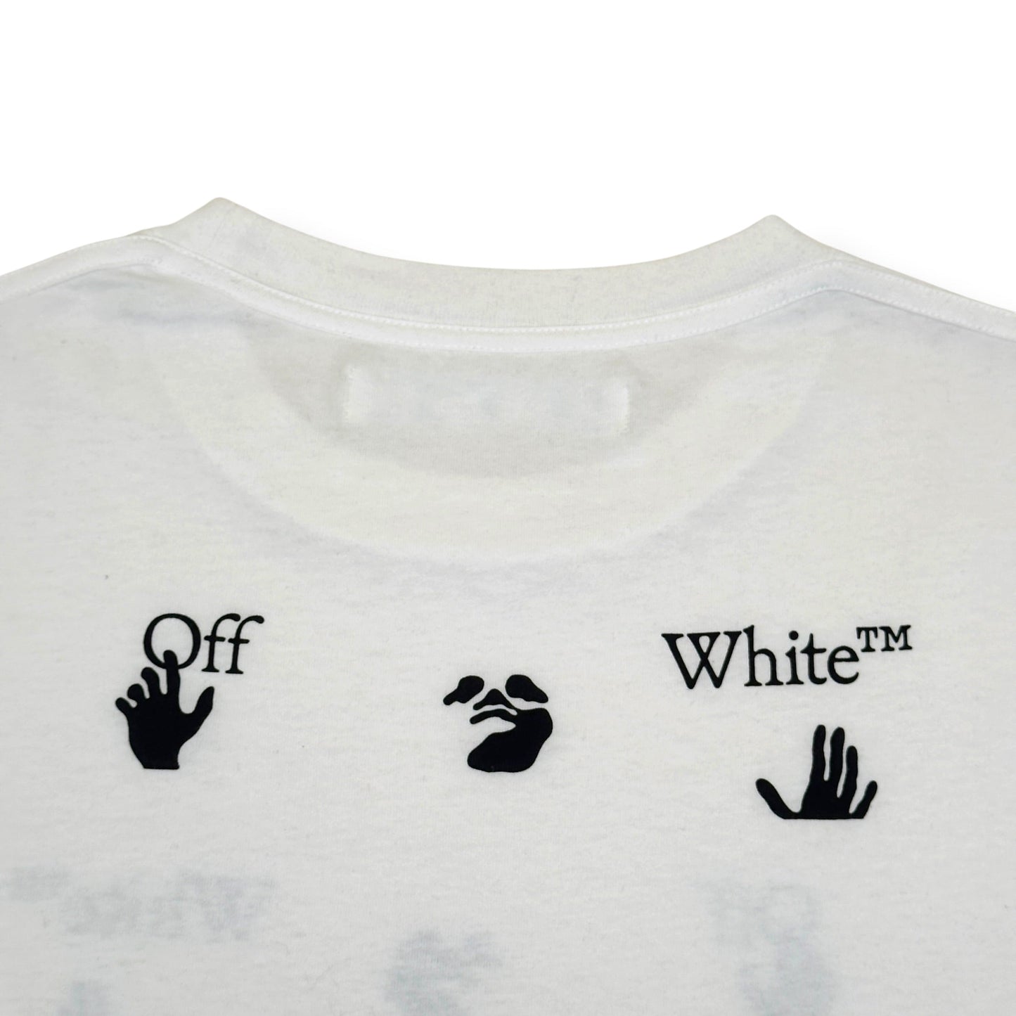 OFF-WHITE HAND OFF LOGO T-SHIRT WHITE M | Medium, White