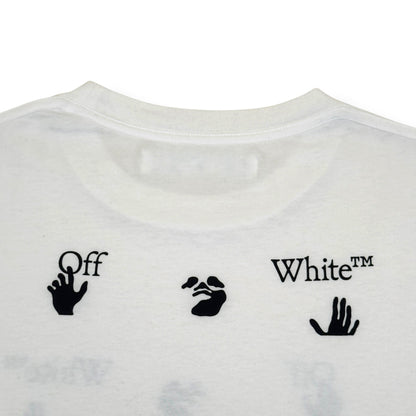 OFF-WHITE HAND OFF LOGO T-SHIRT WHITE M | Medium, White