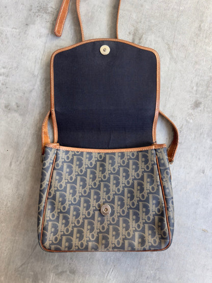 Christian Dior Monogram Trotter Canvas Shoulder Bag