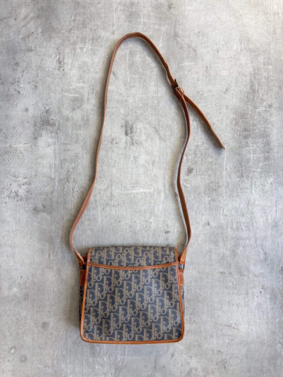 Christian Dior Monogram Trotter Canvas Shoulder Bag