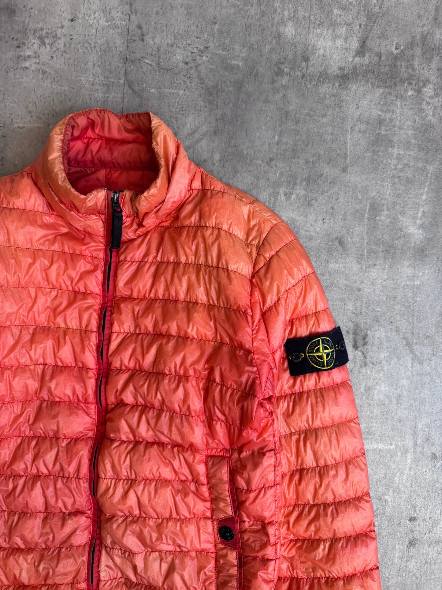A/W 2014 Stone Island Orange DOWN_26 GR Jacket