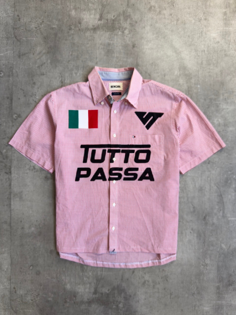 VT Rework: 'Tutto Passa' Tommy Hilfiger Red Check Shirt