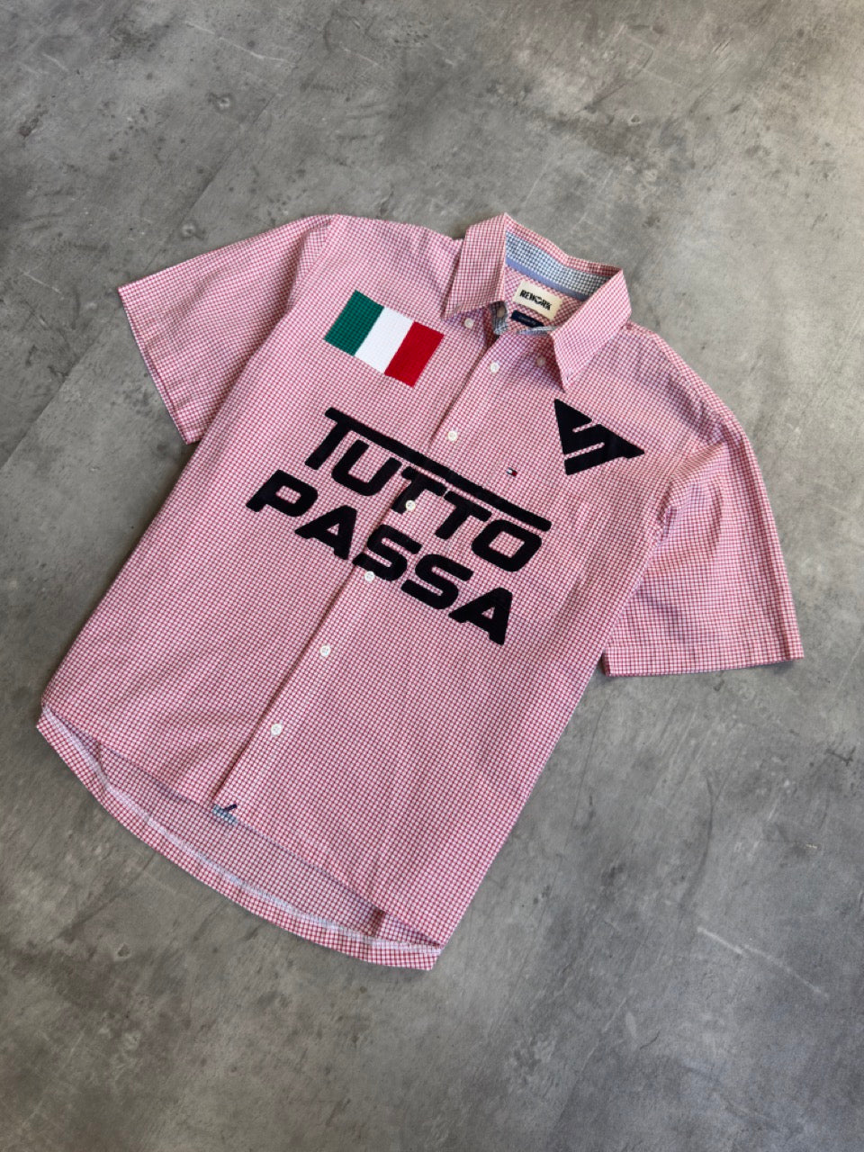 VT Rework: 'Tutto Passa' Tommy Hilfiger Red Check Shirt