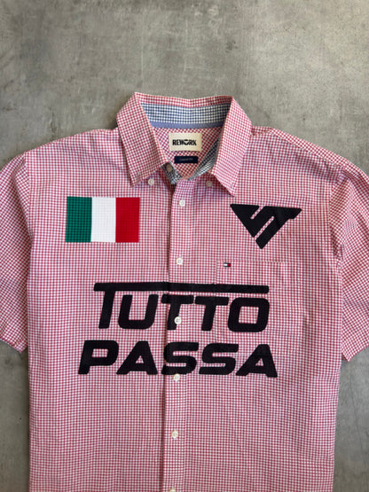 VT Rework: 'Tutto Passa' Tommy Hilfiger Red Check Shirt