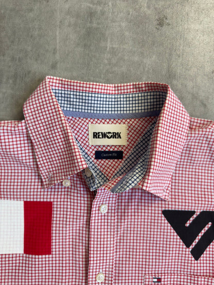 VT Rework: 'Tutto Passa' Tommy Hilfiger Red Check Shirt