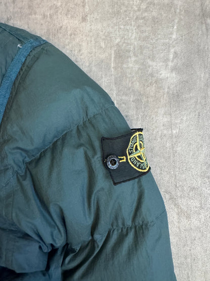 S/S 2009 Stone Island Forest Green Neck Strap Down Jacket