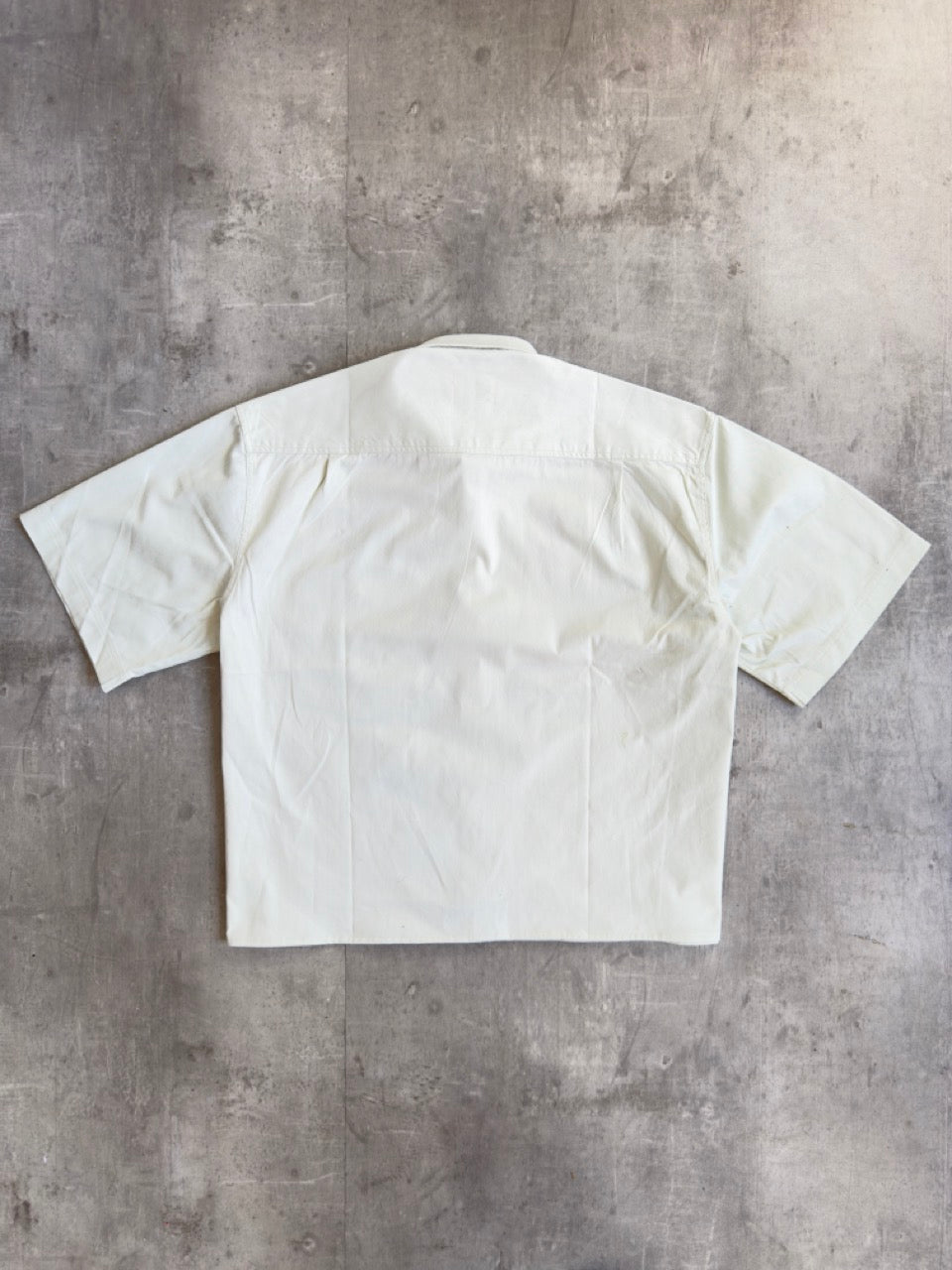 VT Rework: 'Tutto Passa' Off White Cotton Shirt