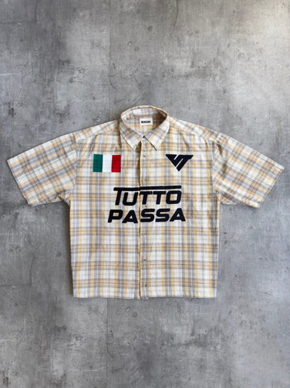 VT Rework: 'Tutto Passa' Orange Check Shirt
