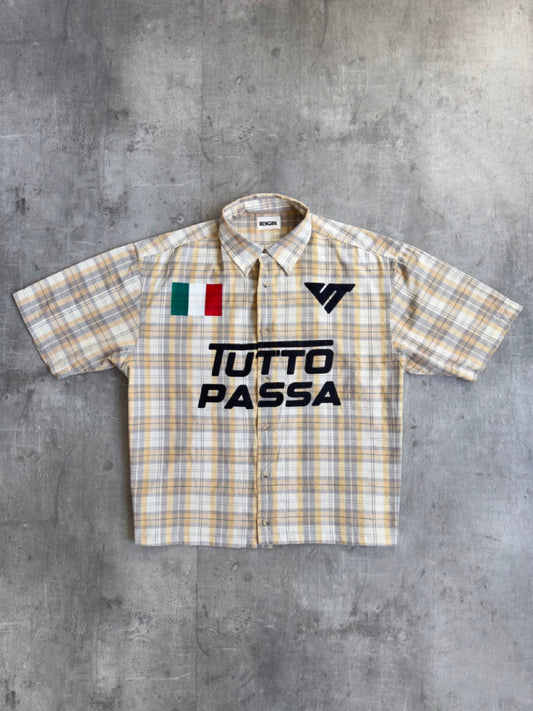 VT Rework: 'Tutto Passa' Orange Check Shirt