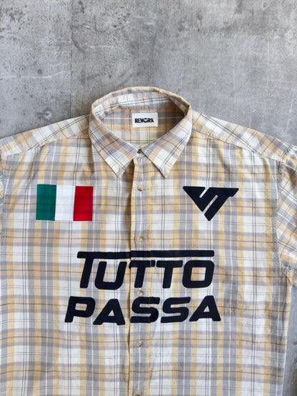 VT Rework: 'Tutto Passa' Orange Check Shirt