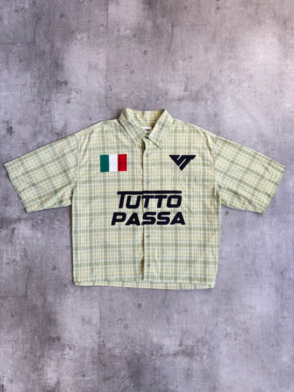 VT Rework: 'Tutto Passa' Green Check Shirt