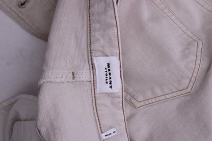 Isabel Marant Etoile Denim Skirt Cream 38 | O/S, Cream