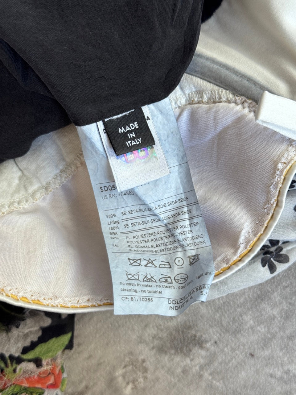 D&G layered Mesh Bustier Dress