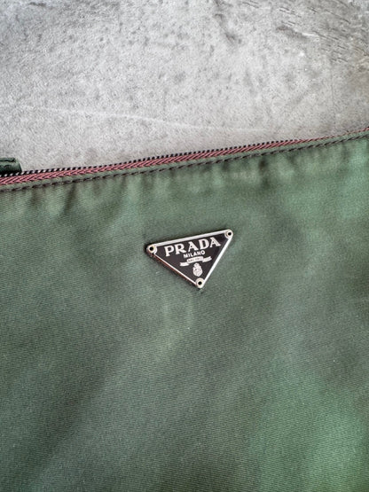 Prada Olive Green Tessuto Mini Bag