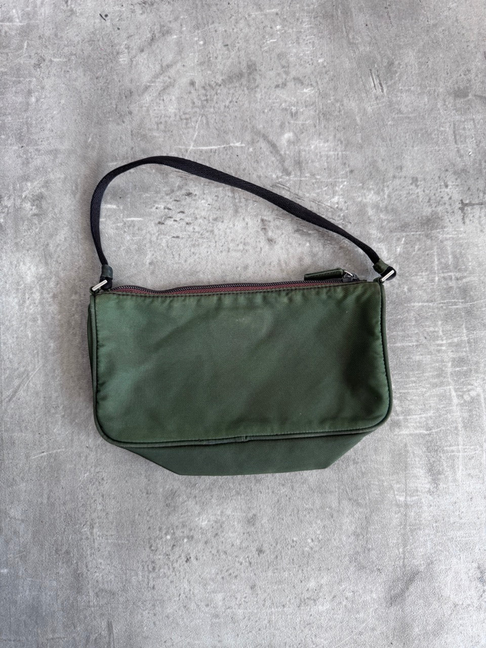 Prada Olive Green Tessuto Mini Bag