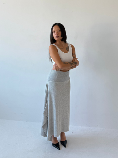 WOOL SKIRT | Default Title, Light Grey