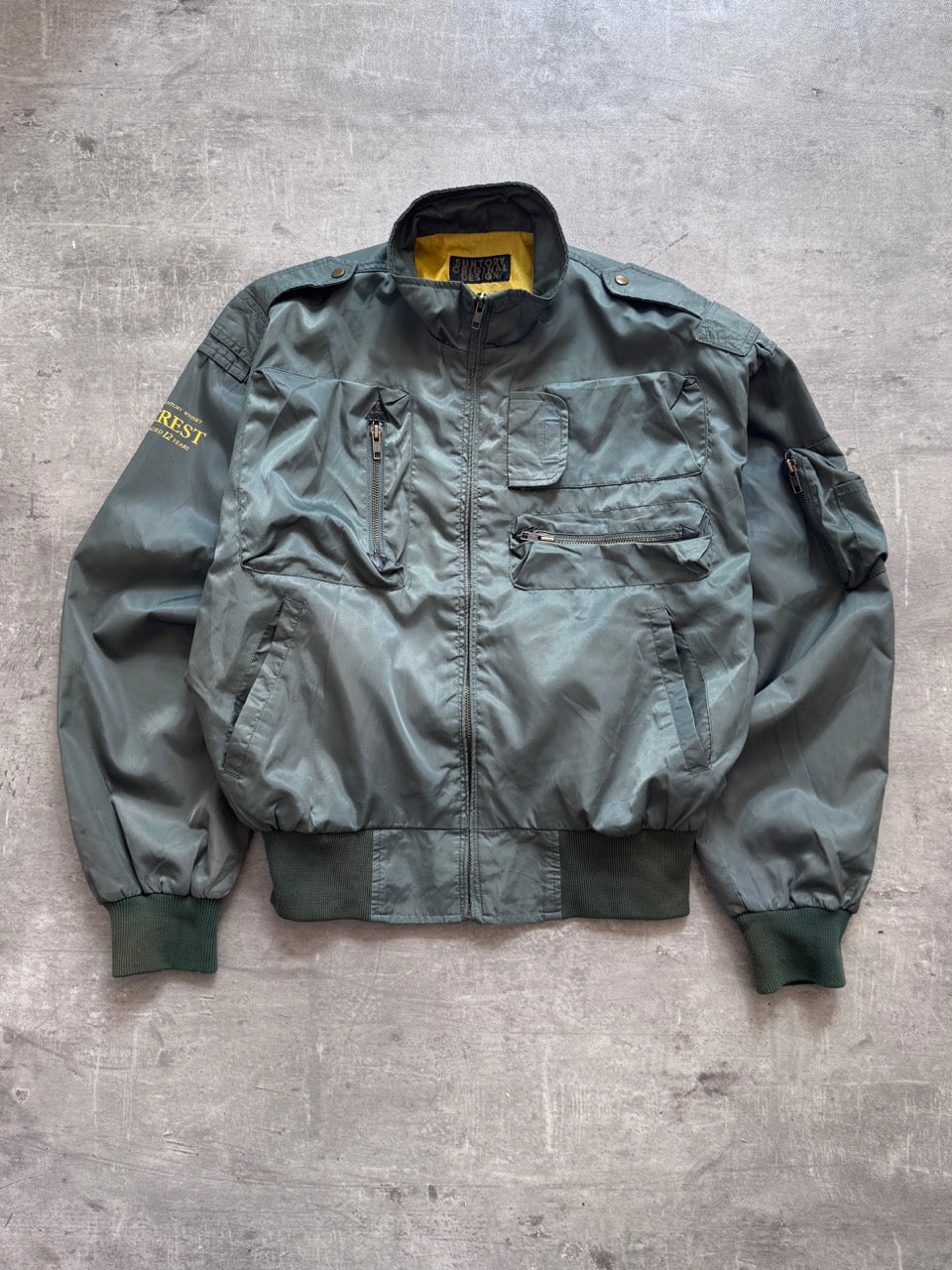 Suntory Whiskey Khaki Technical Bomber