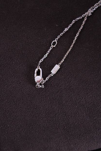 Gucci Diamond Split Cross Necklace 18ct White Gold | O/S, Gold