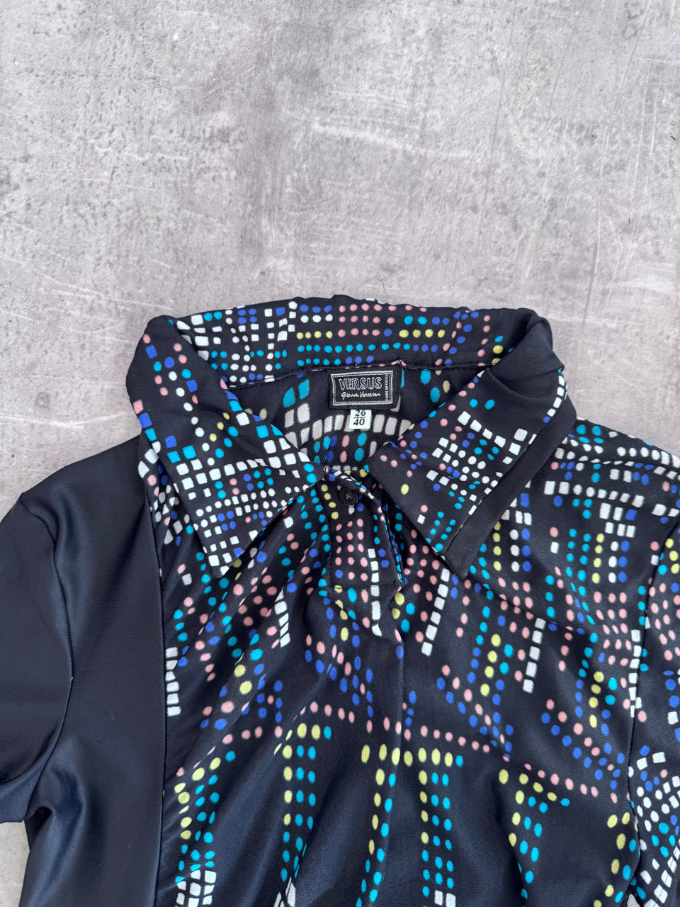 Versace Abstract Multi Polo Shirt