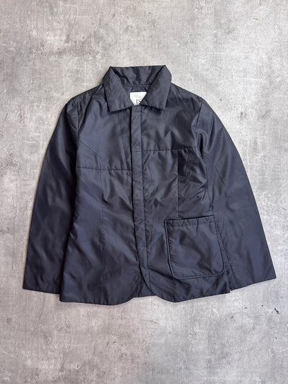 Issey Miyake Sunao Kuwahara Black Nylon Full Zip Lightweight Jacket