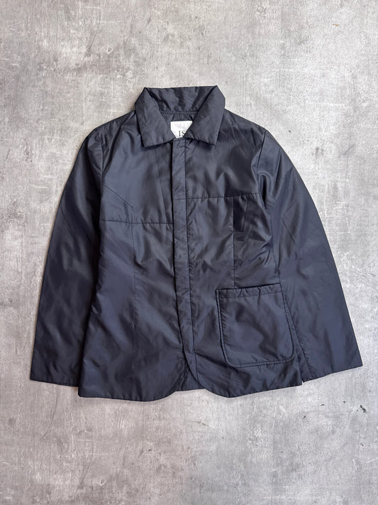 Issey Miyake Sunao Kuwahara Black Nylon Full Zip Lightweight Jacket
