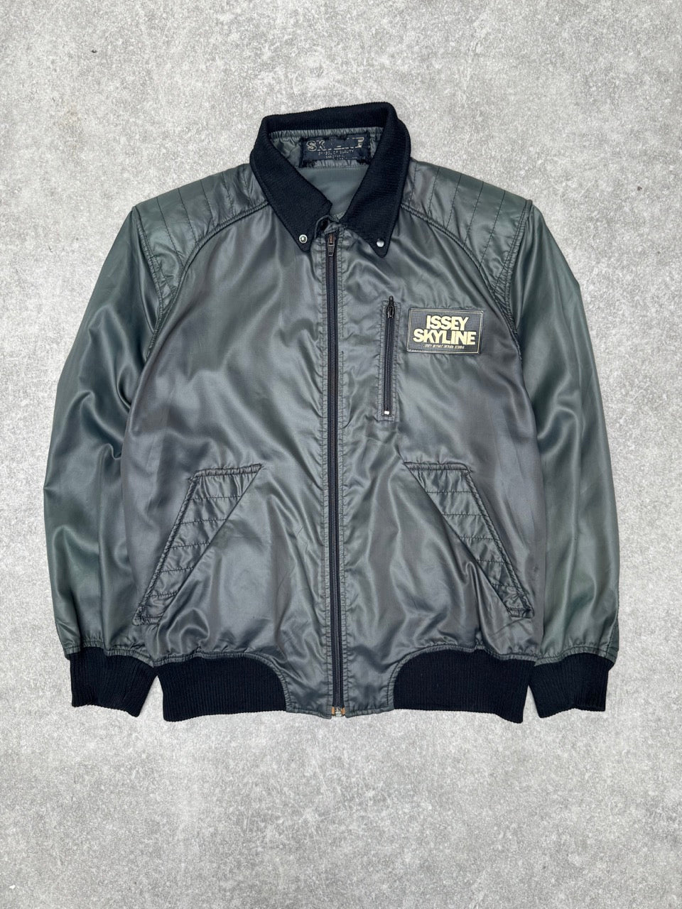 1982 Issey Miyake Skyline Lightweight Bomber Jacket