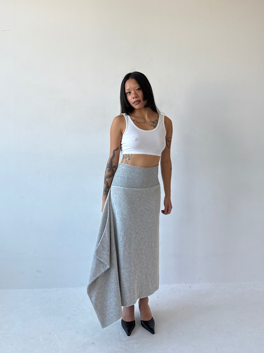 WOOL SKIRT | Default Title, Light Grey
